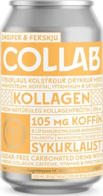 Collab engifer og ferskja 330 ml