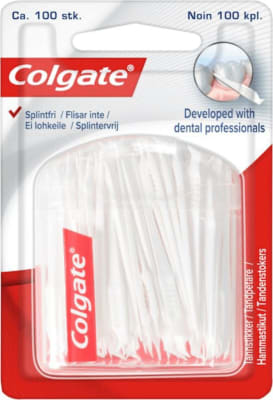 Colgate stönglar plast 100 stk