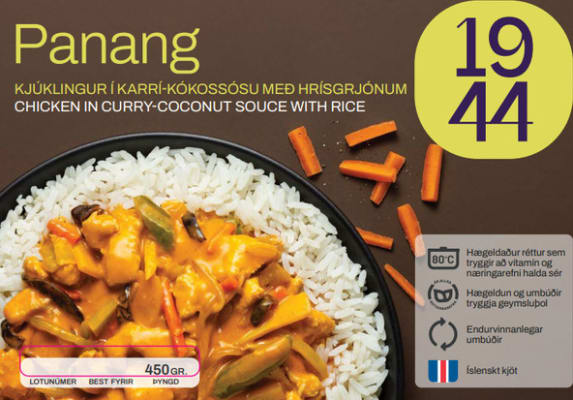 1944 Panang kjúklingur