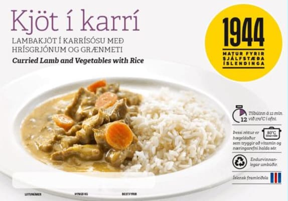 1944 Kjöt í karrí