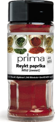 Reykt Paprika mild (sweet) 40gr *10 glös