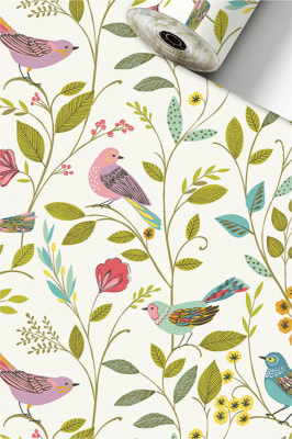 250mtr.Umbúðarúlla AMARILLO Birds 50cm.