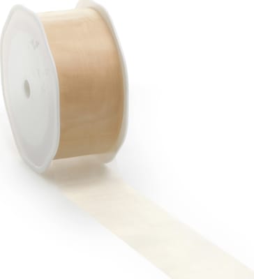 25mtr.VOILE Borði 38mm. Apricot