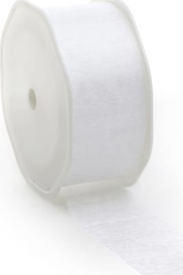 25mtr.VOILE Borði 38mm. Hvítur