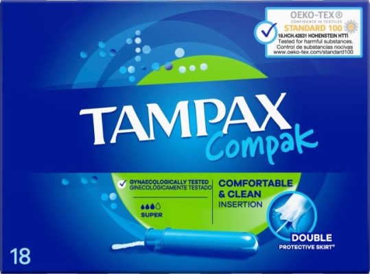 Tampax Compak Super 18stk