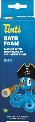 Bath foam blue