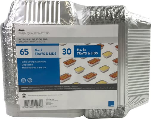 JENA MIXED FOIL TRAYS+LID