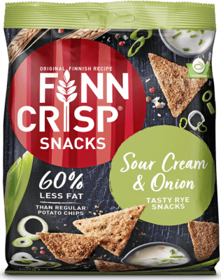 Finn Crisp Snakk M/ Sour Cream & Onion 150gr