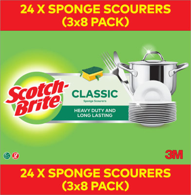 SCOTCHBRITE SCOURER 24PK