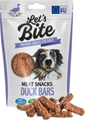 Lets Bite Meat Snacks. Duck Bars 80 g