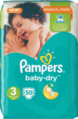 Pampers BD S3 VP 50stk (6-10kg)