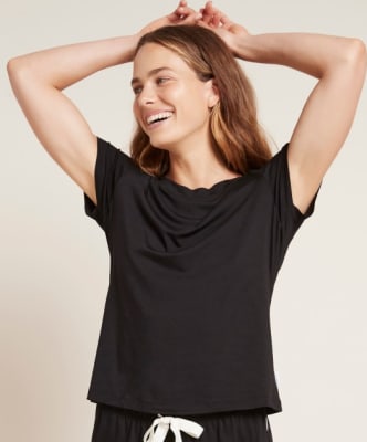 Boody Goodnight Lounge Sleep Tee Black L