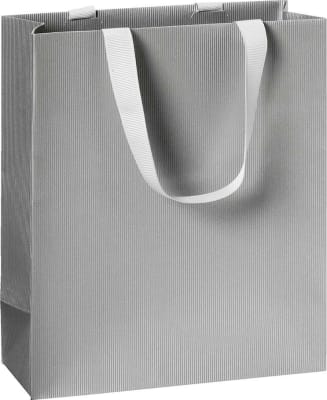 Gjafapoki-One Color Silfur 18x21x8cm(6)