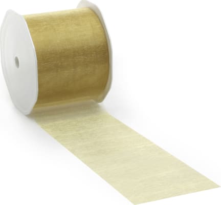 25mtr.VOILE Borði 70mm. Gold