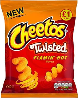 CHEETOS TWISTED FLAMN HOT