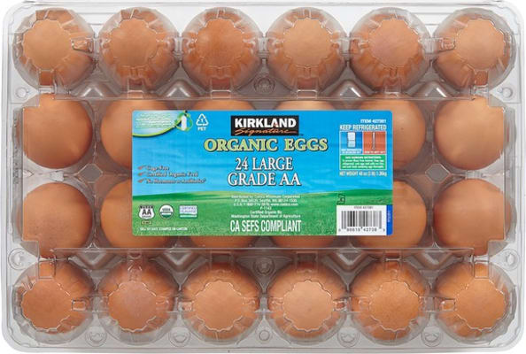 24 LARGE BROWN EGGS