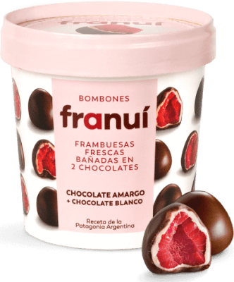 Franui IQF Raspberry with dark chocolate