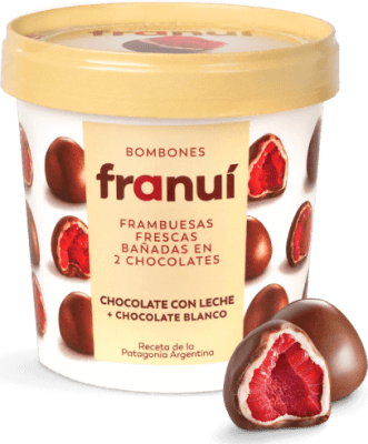 Franui IQF Raspberry with milk chocolate