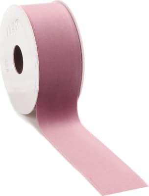 5mtr.VELVET Borði 40mm. Old Rose (5)
