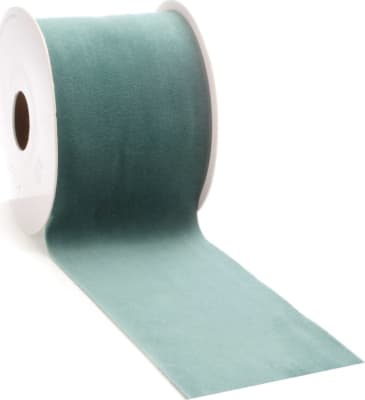 5mtr.VELVET Borði 70mm.  Ciel    (3)