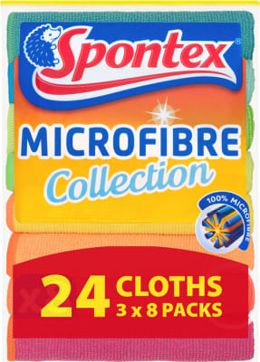 SPONTEX MICROFIBRE CLOTHS