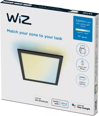 Panel WiZ Ceiling SQ 36W Black 27-65K TW