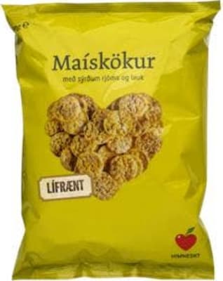 Maískökur, Sýrður Rjómi og Lauk, 50gr, 10 stk/ks