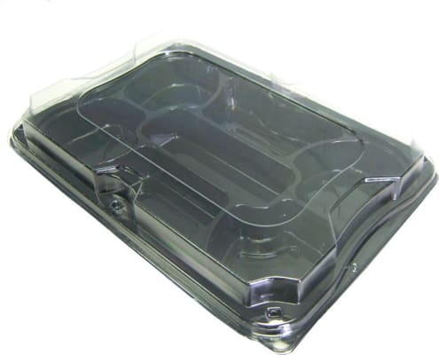 7 hólfa 35x24cm ComboTapas bakki og lok 25stk