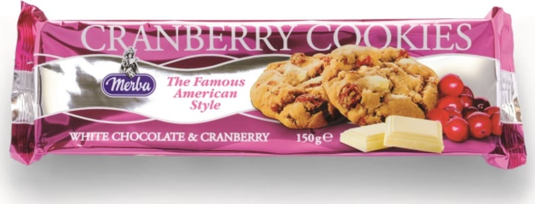 Merba cranberry cookies 150g