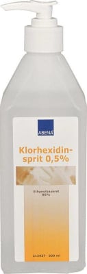 Handsótthreinsir 600 ml, 0,5% klórhexidín, 10 stk/ks