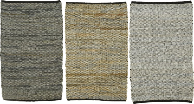 Decoris-Leðurmotta 90x60cm. 3teg. (24)