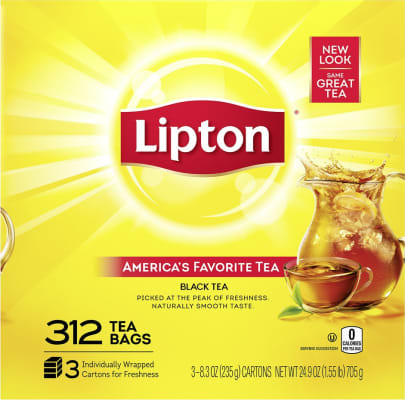 LIPTON TEA BAGS 312CT