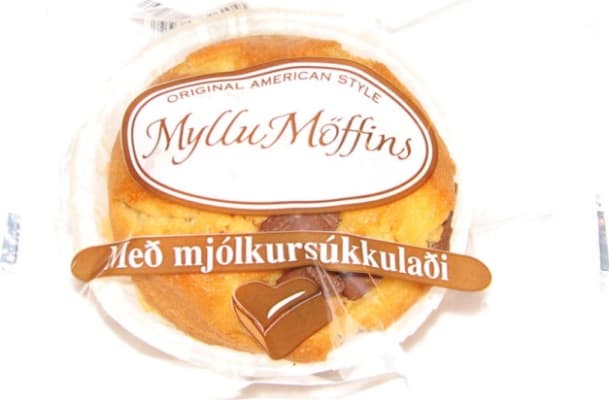 Muffins m/ mjólkursúkk frystivara single pakkað 12stk x 100g