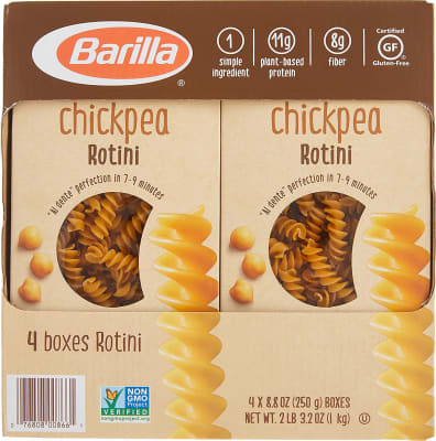 Barilla Chickpea Rotini Pasta 4/8oz Net Wt 35.2 Ounce