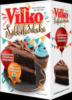 Vilko súkkulaðikaka 500 gr.