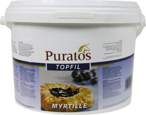 Puratos topfil fylling bláber 60% 5kg