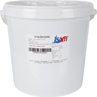 Ísam ljóst þykkt síróp 14kg