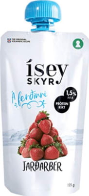 Ísey á ferðinni jarðarber 125 gr