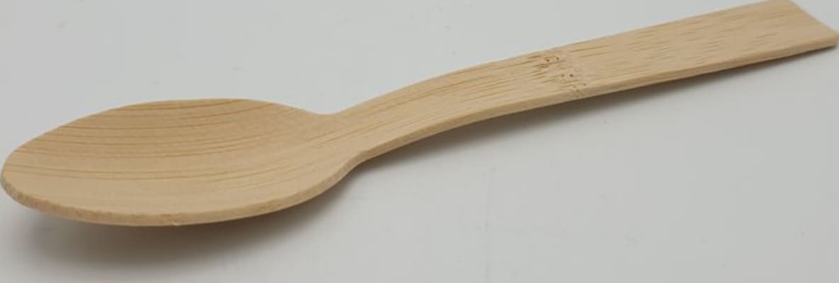 Ísskeiðar bambus 14cm 1000stk