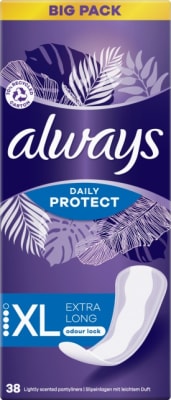 Always Daily Protect Extra Long Liners BP 38stk