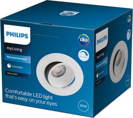 ABROSA Innfelldur SL263 RD 068 9W 27K W HV IP44