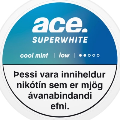 Ace Cool Mint Low 6mg/g - 3,6mg/púði