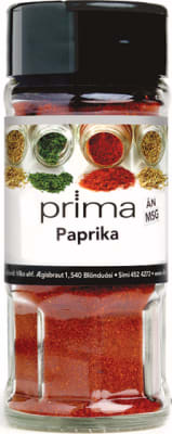 Paprika 40g *10 glös