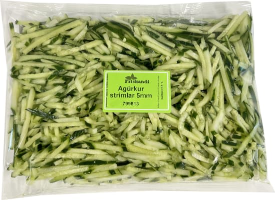 Agúrkur Strimlar 5mm - Sérpöntun