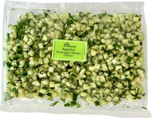 Agúrkur teningar 10mm - Sérpöntun