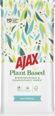 Ajax Plant wipes Universal 70stk