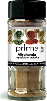 Allrahanda/Kryddpipar malaður 40g *10 glös