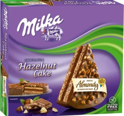 Almondy Milka Choco & Hazelnut Cake