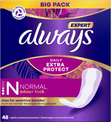 Always Dailies Protection Extra Long  48stk