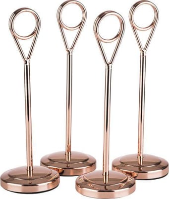 APS Borðamerkingar H:15,5cm 4stk copper